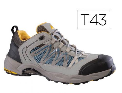 Sapato desportivo deltaplus com biqueira composite cor laranja cinza tamanho 43 , Deltaplus , 75904 , 3295249191245